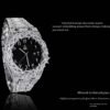 Bramble Crown 18k full diamond oak watch（can be engraved）