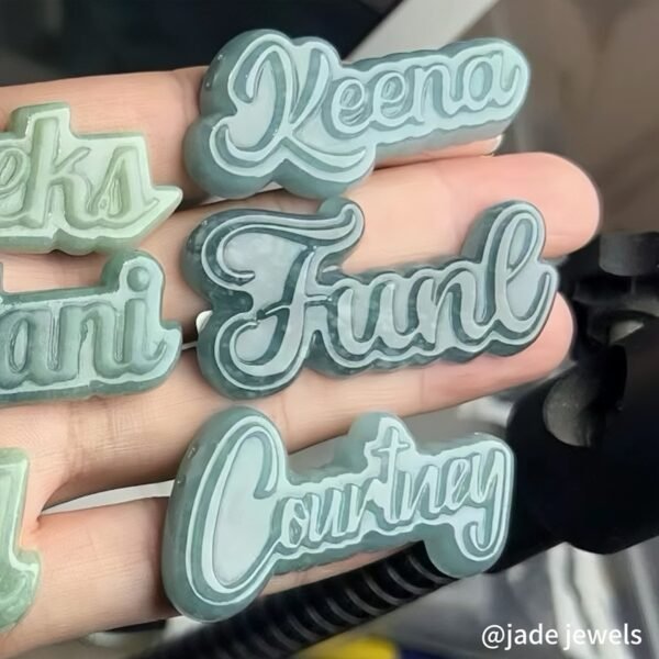 Jade Hip-Hop Pendant & Customized Version Made by Hand