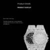 Bramble Crown 18k full diamond oak watch（can be engraved）