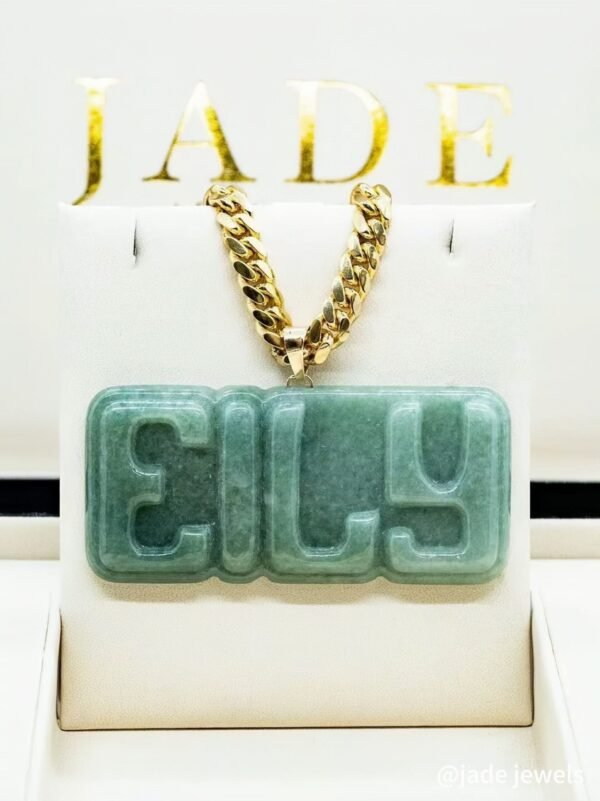 Jade Hip-Hop Pendant & Customized Version Made by Hand