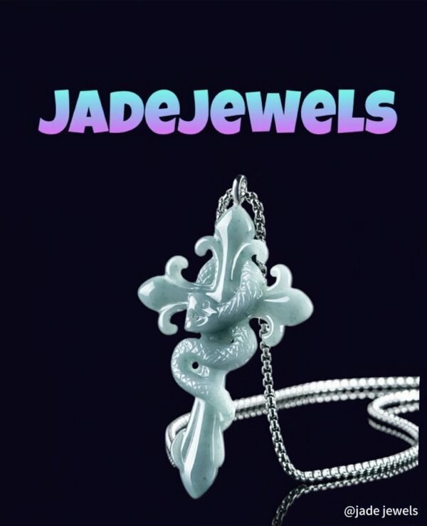 Emerald Blue Water & Crossed Serpents