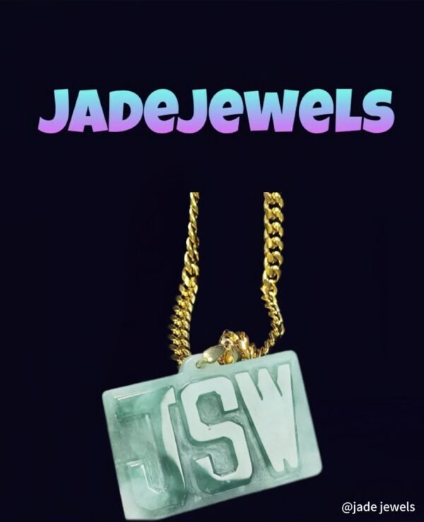 Jade Hip-Hop Pendant & Customized Version Made by Hand