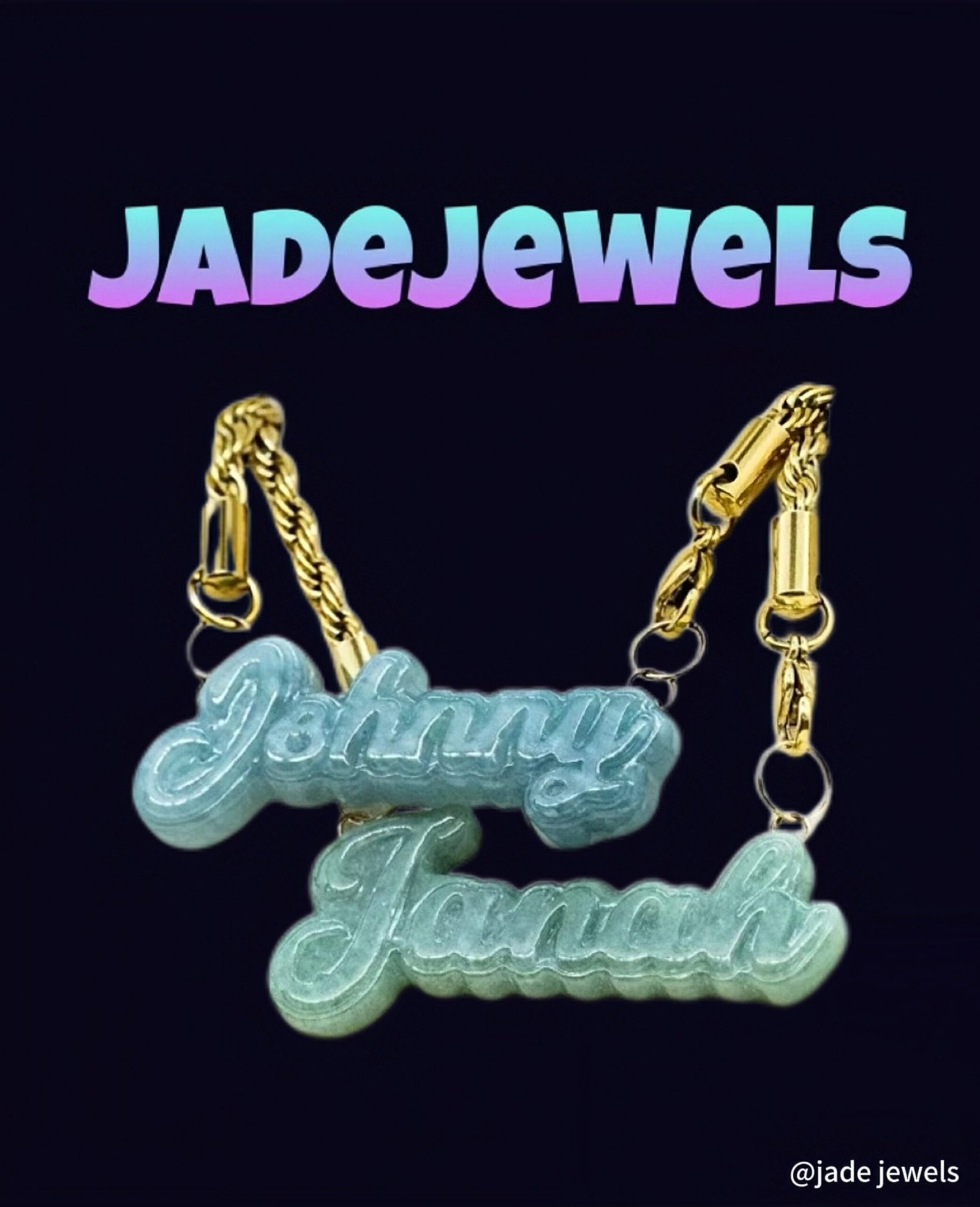 Jade Hip-Hop Pendant & Customized Version Made by Hand