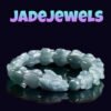 Blue Water Jadeite & Dragon Bone Strings