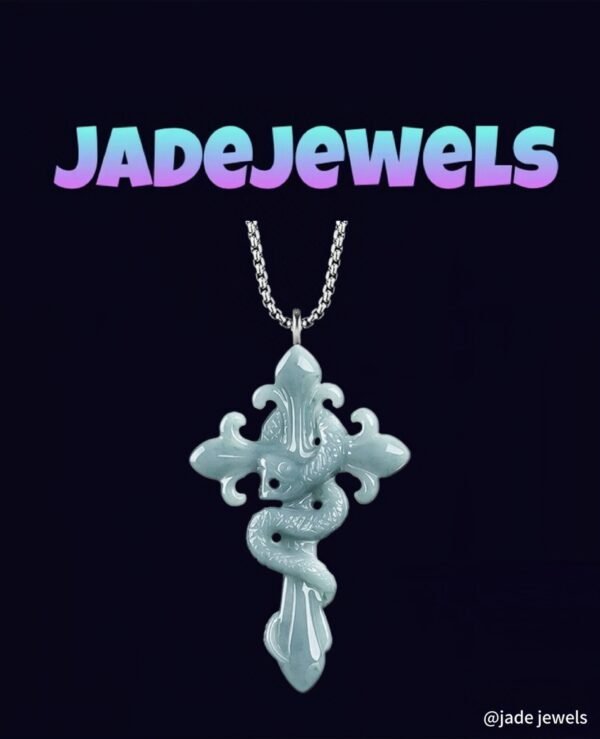 Emerald Blue Water & Crossed Serpents