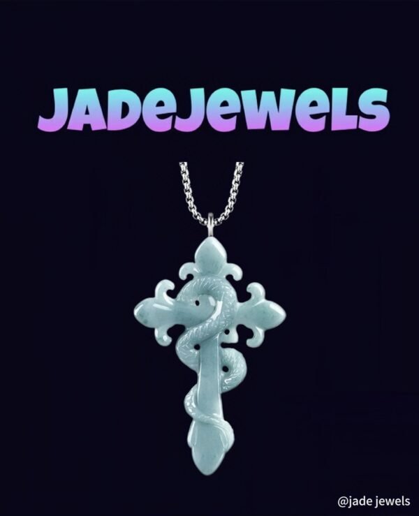 Emerald Blue Water & Crossed Serpents
